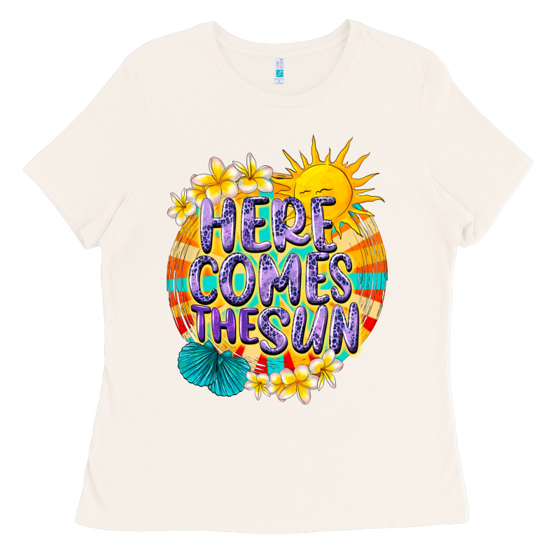 Here Comes The Sun Ladies Tee by NancyCooperArtShop | Teevron