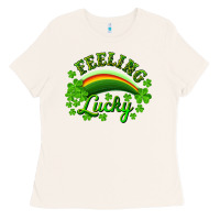 Bone Feeling lucky with rainbow Ladies Tee - RanaPortraitStore
