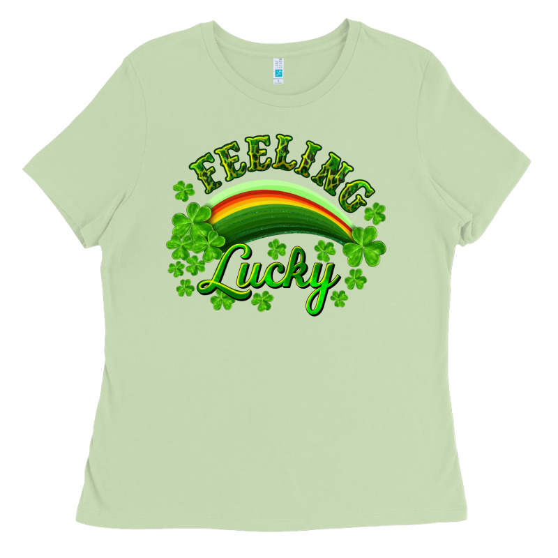 Feeling Lucky With Rainbow Ladies Tee by RanaPortraitStore | Teevron