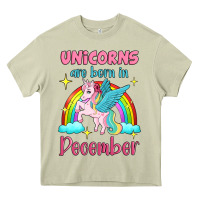 Mossy unicorns are born in december Heavy Core Tee - Jasminsmagicworld
