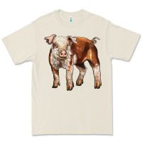 Bone Baby Hereford Pig Premium Tee - LillyAllenDesigns