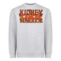Heather Grey kidney cancer warrior Heavyweight Sweatshirt - texasbilliewilder