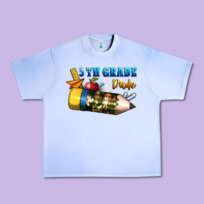 5 Th Grade Dude Urban Heavy Tee Designed By Bundleandbundleshop