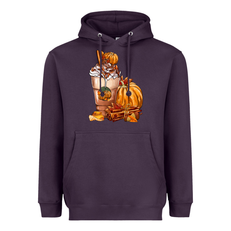 Pumpkin Spice Coffee Heavyweight Hoodie by FaDigitalArtStudio | Teevron