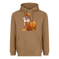 Toasted Coconut Pumpkin Spice Coffee Heavyweight Hoodie - FaDigitalArtStudio