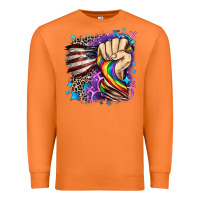Carrot LGBTQ+ and American flag Premium Sweatshirt - FaDigitalArtStudio