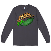 Smoke St. Patricks Day Leopard Lips Long Sleeve Tee - Bettercallsaul