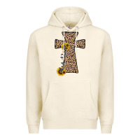 Tofu he is risen leopard cross Premium Hoodie - JahusDesignShop