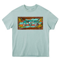 Arona western howdy cowgirl leopard serape   license plate template Heavy Core Tee - BarkalooDesign