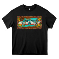 Black western howdy cowgirl leopard serape   license plate template Heavy Core Tee - BarkalooDesign