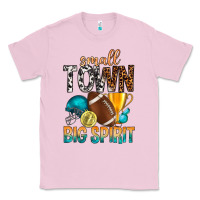 Bubblegum Pink Small Town Big Spirit Classic Tee - BundleAndBundleShop