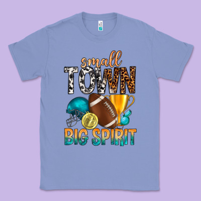 Small Town Big Spirit Classic Tee Designed By Bundleandbundleshop
