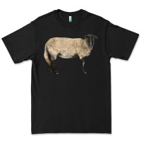 Black Suffolk Sheep Premium Tee - LillyAllenDesigns