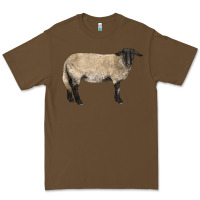 Cacao Suffolk Sheep Premium Tee - LillyAllenDesigns