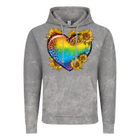 Cloud Rock Pride Heart And Sunflower Vintage Hoodie - BundleAndBundleShop