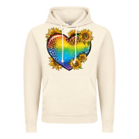 Vintage Artic Pride Heart And Sunflower Vintage Hoodie - BundleAndBundleShop