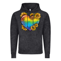 Vintage Black Pride Heart And Sunflower Vintage Hoodie - BundleAndBundleShop
