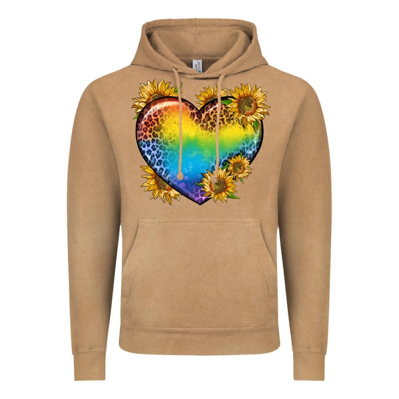 Pride Heart And Sunflower Vintage Hoodie by BundleAndBundleShop | Teevron