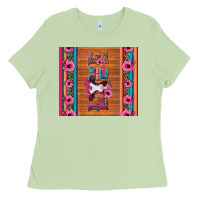 Matcha love baby calf valentine's day Ladies Tee - Jasminsmagicworld