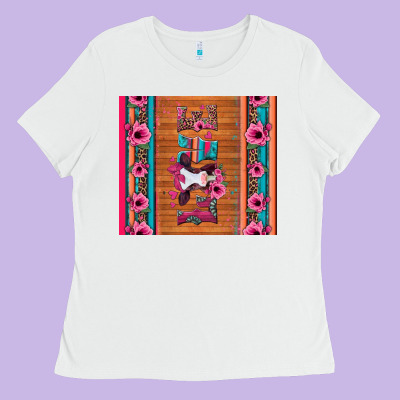 Love Baby Calf Valentine's Day Ladies Tee Designed By Jasminsmagicworld