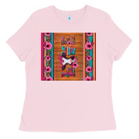 Bubblegum Pink love baby calf valentine's day Ladies Tee - Jasminsmagicworld