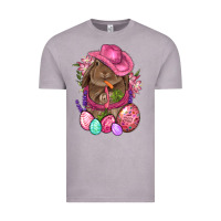 Vintage Zinc Cowboy Rabbit Easter Vintage Tee - BundleAndBundleShop