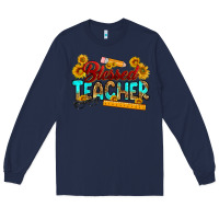 Navy blessed teacher Long Sleeve Tee - RanaPortraitStore