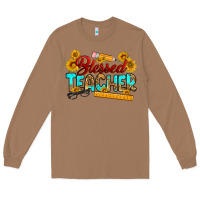 Toasted Coconut blessed teacher Long Sleeve Tee - RanaPortraitStore