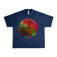 Navy halloween round Urban Heavy Tee - BundleAndBundleShop