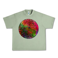 Oil Green halloween round Urban Heavy Tee - BundleAndBundleShop