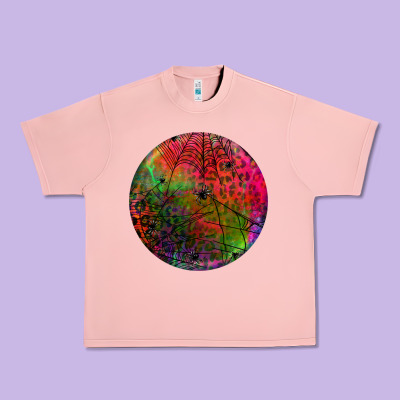 Halloween Round Urban Heavy Tee Designed By Bundleandbundleshop