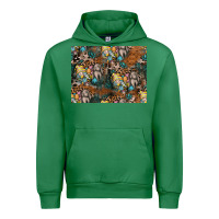 Emerald easter pattern Urban Hoodie - CowhideDigitalArt