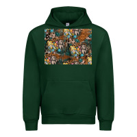 Forest Green easter pattern Urban Hoodie - CowhideDigitalArt