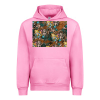 Fuchsia Pink easter pattern Urban Hoodie - CowhideDigitalArt