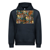 Navy easter pattern Urban Hoodie - CowhideDigitalArt