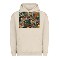 Pigment French Oak easter pattern Urban Hoodie - CowhideDigitalArt