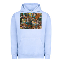 Pigment Grape Ice easter pattern Urban Hoodie - CowhideDigitalArt