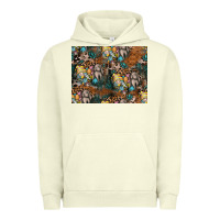 Pigment Pistachio easter pattern Urban Hoodie - CowhideDigitalArt