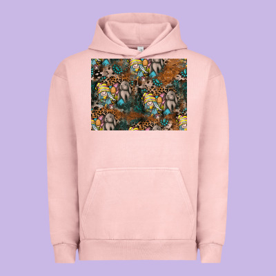 Easter Pattern Urban Hoodie Designed By Cowhidedigitalart