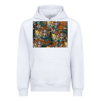 White easter pattern Urban Hoodie - CowhideDigitalArt
