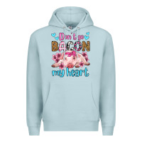 Blue Mist don't go bacon my heart olivia Premium Hoodie - OliviaCreatesArt
