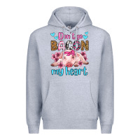 Heather Grey don't go bacon my heart olivia Premium Hoodie - OliviaCreatesArt