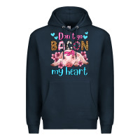 Navy don't go bacon my heart olivia Premium Hoodie - OliviaCreatesArt