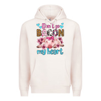 Pale Pink don't go bacon my heart olivia Premium Hoodie - OliviaCreatesArt