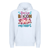 White don't go bacon my heart olivia Premium Hoodie - OliviaCreatesArt