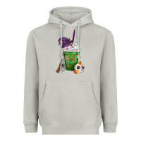 Moon Dust Halloween Spooky Pumpkins Frappe Heavyweight Hoodie - FaDigitalArtStudio