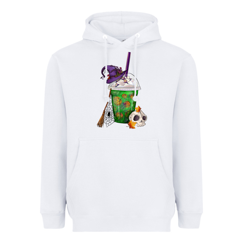 Halloween Spooky Pumpkins Frappe Heavyweight Hoodie by FaDigitalArtStudio | Teevron