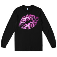 Black Pink Leopard Lips Long Sleeve Tee - Bettercallsaul