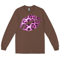 Chestnut Pink Leopard Lips Long Sleeve Tee - Bettercallsaul