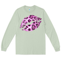 Matcha Pink Leopard Lips Long Sleeve Tee - Bettercallsaul